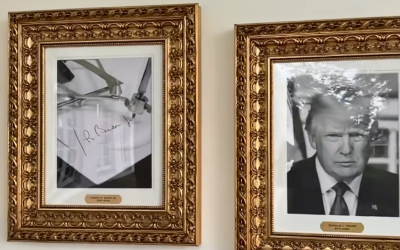 Trump WH replaces Biden’s ‘Presidential Walk of Fame’ portrait with photograph of his autopen signature oan