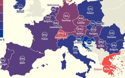 Visualizing Europe’s Housing Cost Burden By Country