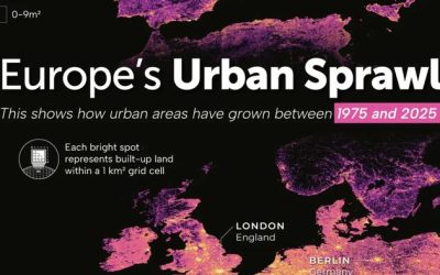 How Europe’s Cities Have Grown Since 1975