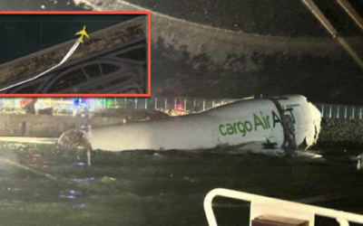 Boeing 747 Cargo Jet Veers Off Hong Kong Runway, Breaks Apart In Water