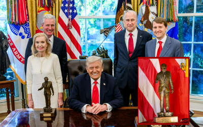 Trump receives Richard Nixon Foundation’s ‘Architect of Peace’ award during WH ceremony oan