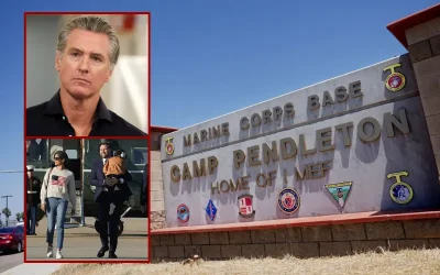 Newsom closes I-5 for Marine Corps 250th anniversary celebration at Camp Pendleton led by VP Vance oan