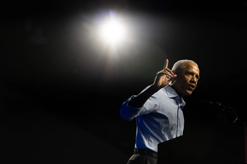 Obama issues support for Trump-brokered Gaza peace initiative without mentioning him by name oan