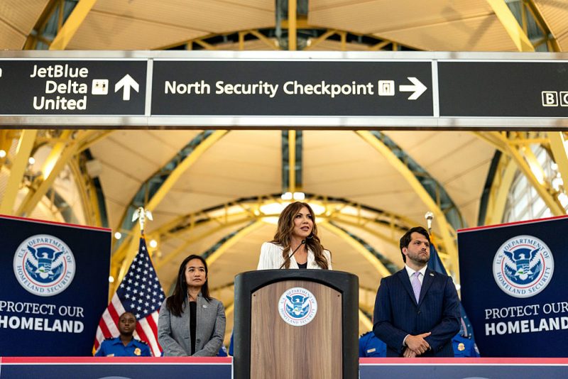 U.S. Airports decline airing DHS Secy. Noem’s PSA slamming Dems for govt shutdown amid TSA pay concerns oan