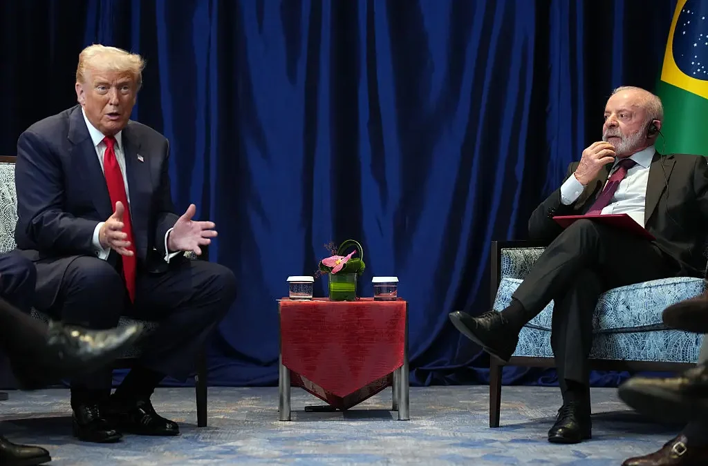 Trump meets president of Brazil to discuss high tariffs oan