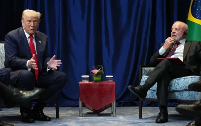 Trump meets president of Brazil to discuss high tariffs oan