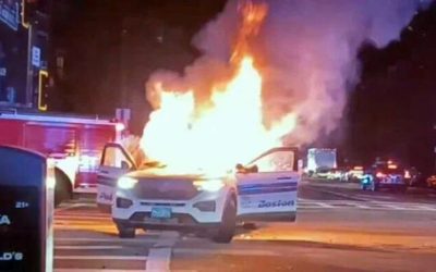 All Hell Broke Out In Boston As Police Cruiser Torched In ‘Premeditated’ Attack On Cops: Union Chief