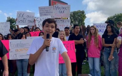 Students Hold Walk-Out Protest Over California School Bathroom Policy