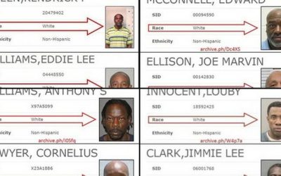 Down The ‘Racist’ Rabbit Hole – Why Are So Many Arrested Minorities Booked As ‘White’?