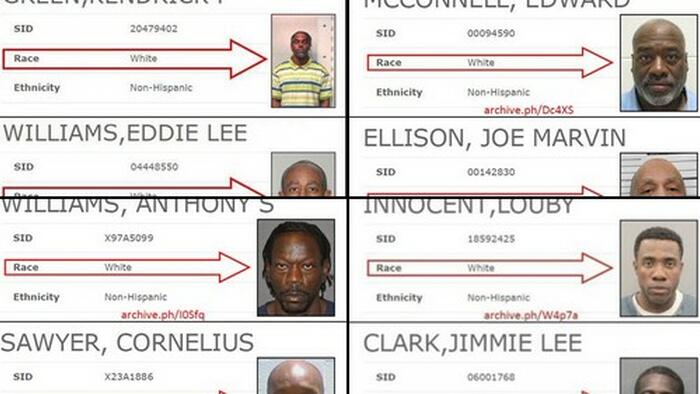 Down The ‘Racist’ Rabbit Hole – Why Are So Many Arrested Minorities Booked As ‘White’?