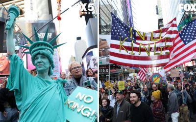 No Kings Kicks Off Across Country As States Prepare For Violence