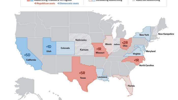 Redistricting Could Determine 2026 Elections: Here’s What Each State Is Doing