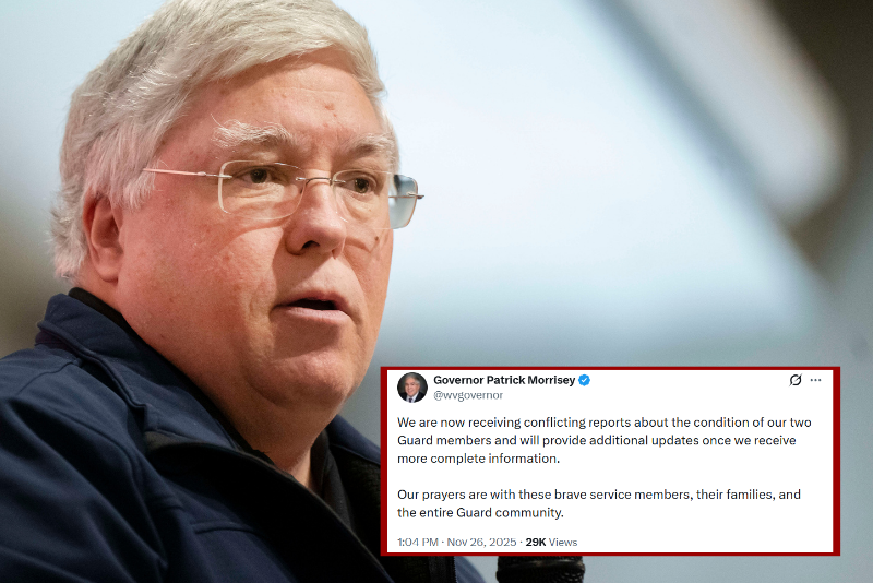W. Va. Gov. retracts statement announcing National Guard Troops’ deaths in D.C. shooting oan