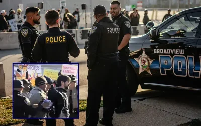 Over 20 protesters arrested for injuring 4 police officers near ICE facility oan