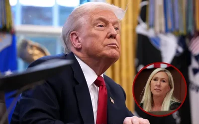 Trump responds to MTG resignation — ‘Marjorie went BAD’ oan
