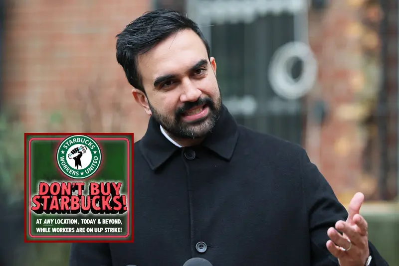 NYC Mayor-elect Mamdani calls for Starbucks boycott amid nationwide workers strike oan