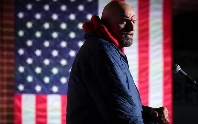 Fetterman hospitalized after falling, suffering injuries to his face oan