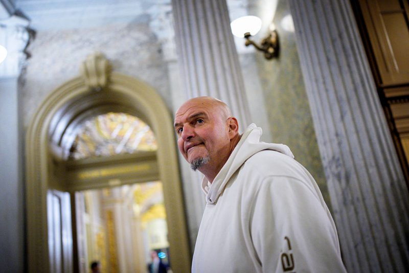 Sen. Fetterman released from hospital with 20 stitches after fall oan