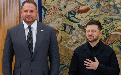 Zelensky’s chief of staff and lead negotiator in U.S. talks resigns after anti-corruption investigators search his home, office