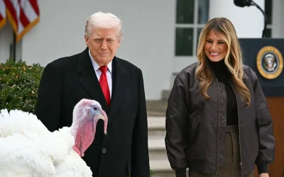 Trump pardons turkeys ‘Gobble’ and ‘Waddle’ in annual Nat’l Thanksgiving Turkey Presentation ceremony oan