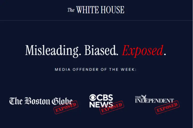 WH launches fake news ‘Media Offender of the Week’ oan