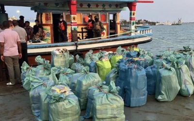 Kenyan Navy Intercepts Flagless Vessel Carrying $63 Million in Meth