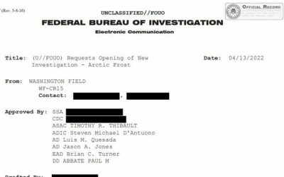 Artic Frost And Financial “Crimes”