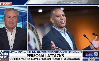 “Dollar Store Obama”: House Oversight Chair James Comer Torches Hakeem Jeffries