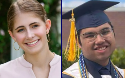 Ella Cook and Mukhammad Aziz Umurzokov oan