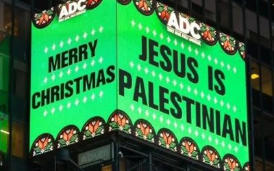 Arab Nonprofit Stirs Pot With Times Square Ad On Christianity’s Holiest Day