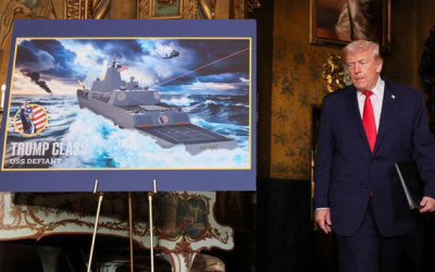 President Unveils ‘Trump Class’ Of Warships, Huntington Ingalls Shares Jump