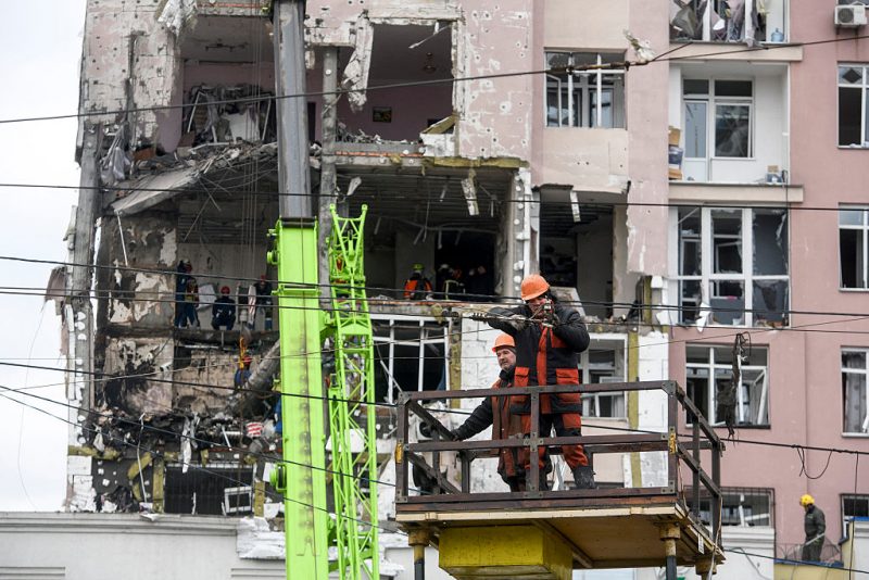 Russia strikes Kyiv with drones and missiles ahead of Ukraine and U.S. peace talks oan