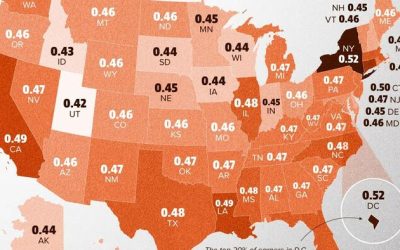 Mapping US Income Inequality By State