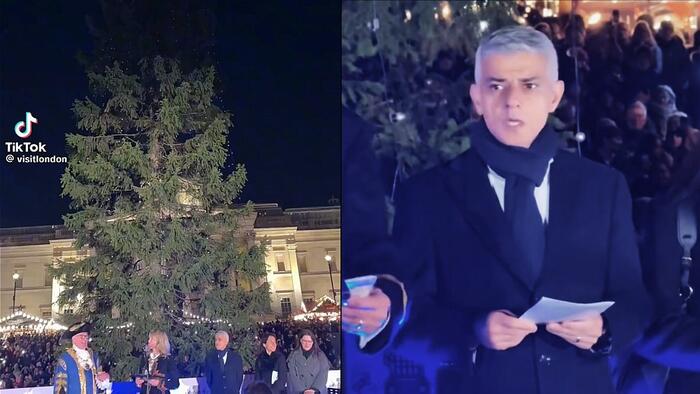 Once Again, London Has The Most Pathetic Christmas Tree On The Planet