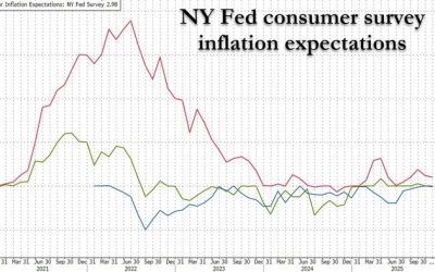 NY Fed Consumer Survey Shows Steady Inflation, Despite Soaring Expectations For Medical Care Costs