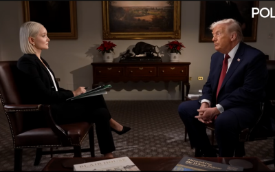 WATCH: President Donald Trump sat down with POLITICO’s Dasha Burns