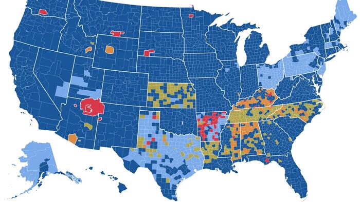 Where Are America’s Dry Counties?