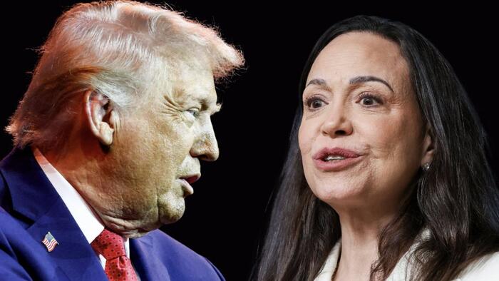 Trump To Meet Venezuelan Opposition Leader María Corina Machado Next Week