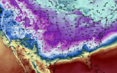 NatGas Futs Erupt As Arctic Air Invasion Penetrates Deep Into US South