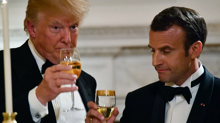 Trump Threatens 200% Champagne Tariff After Macron Rejects ‘Board Of Peace’