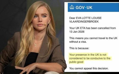 UK BANS Dutch Commentator For Criticizing Starmer While Welcoming Illegal Migrant Hordes