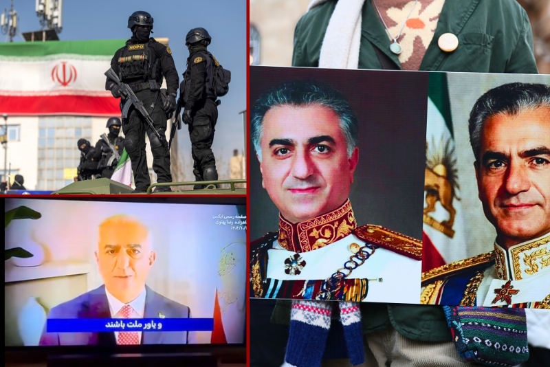 Hackers disrupt Iranian State TV with anti-regime messaging, expressing support for exiled Crown Prince Pahlavi amid unrest oan