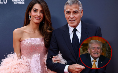 Trump mocks George Clooney after his family’s new French citizenship is confirmed oan