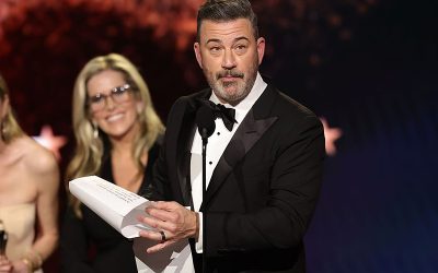 Jimmy Kimmel targets ‘Donald Jennifer Trump’ after winning Best Talk Show, refers to his removal from TV as an almost ‘near death experience’