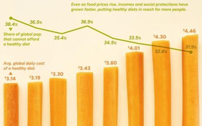 Healthy Diets Are Getting Pricier, Yet More Affordable
