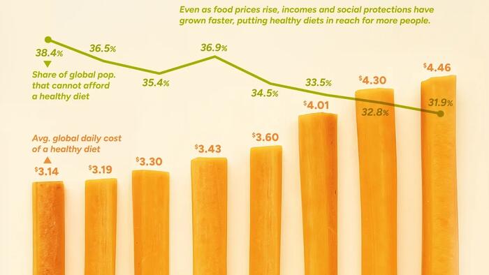 Healthy Diets Are Getting Pricier, Yet More Affordable