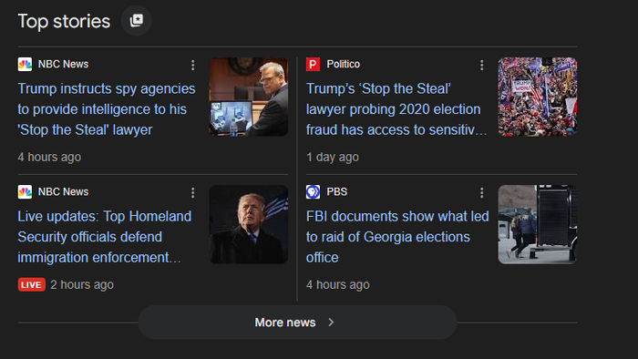 Panic Ensues After Trump Orders CIA To Give 2020 Election Intel To ‘Stop The Steal’ Lawyer