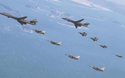 US & Chinese Fighter Jets In Rare Brief Face-Off Near Korea
