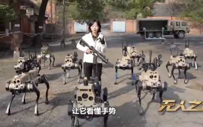 China Flexes Robot Wolves With Machine Guns And A “Collective Brain”