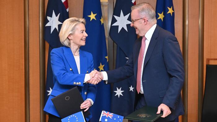 EU and Australia Seal Trade Deal Amid Strategic Resource Concerns
